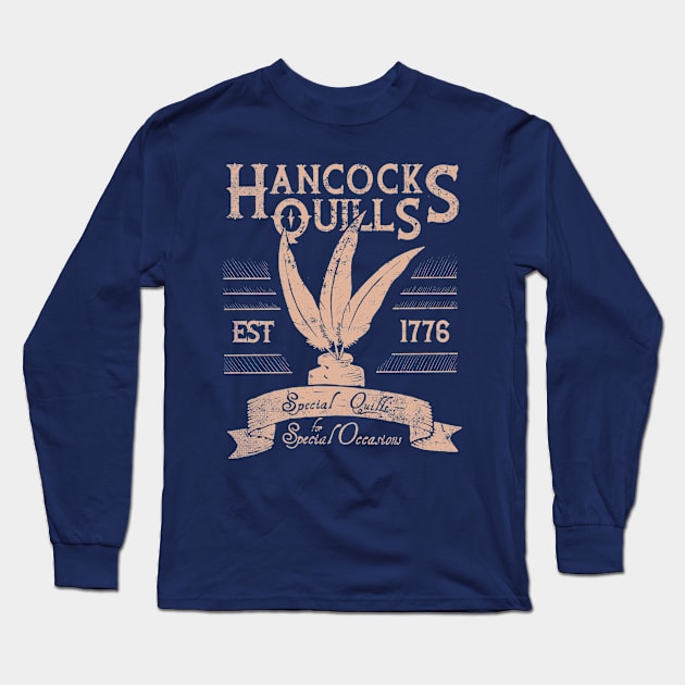 Hancocks Quills Long Sleeve T-Shirt by transformingegg